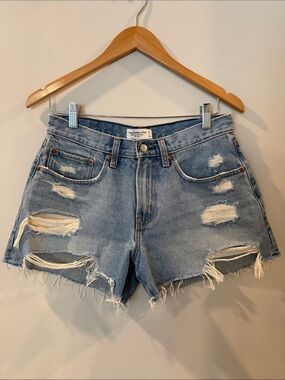 Abercrombie & Fitch Light Blue “The Boyfriend Short- Mid Rise” Size 26/2